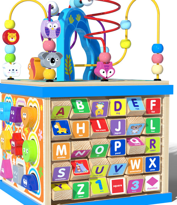 XBN236-09 Scene-themed Beaded Puzzle Box