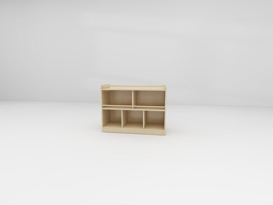 XBN110-06 Five-Compartment Toy Cabinet