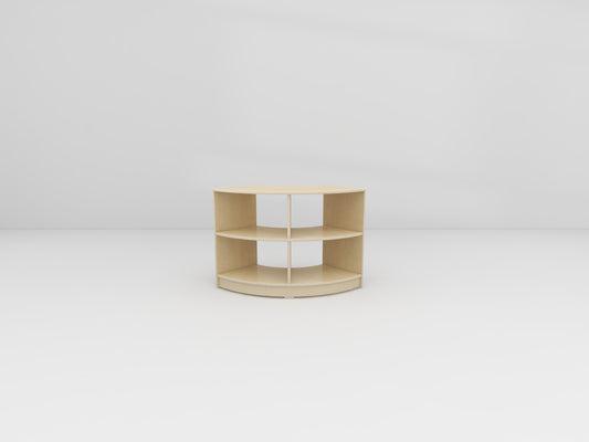 XBN113-01 Two-tier curved cabinet