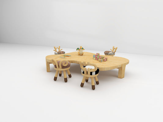 XBN124-19 Toddler Class Irregularly Shaped Table