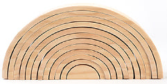 XBN224-08 Large rainbow natural wood color