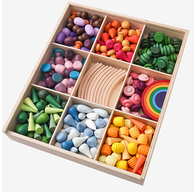 XBN230-05 252 Pieces + 10 Small Wavy Boards + Small Rainbow