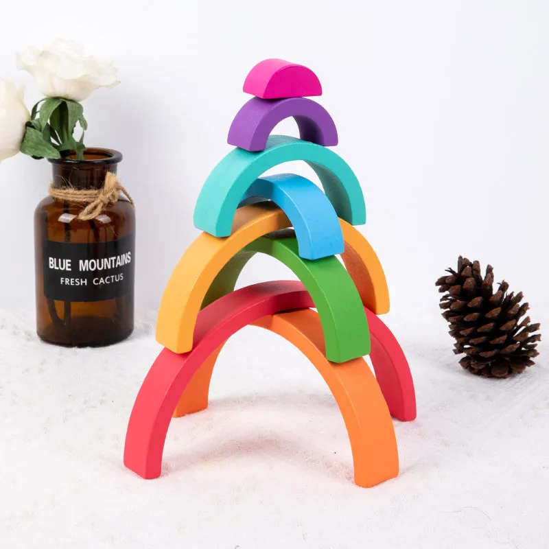 XBN228-19 Eight-Layer Rainbow Building Blocks