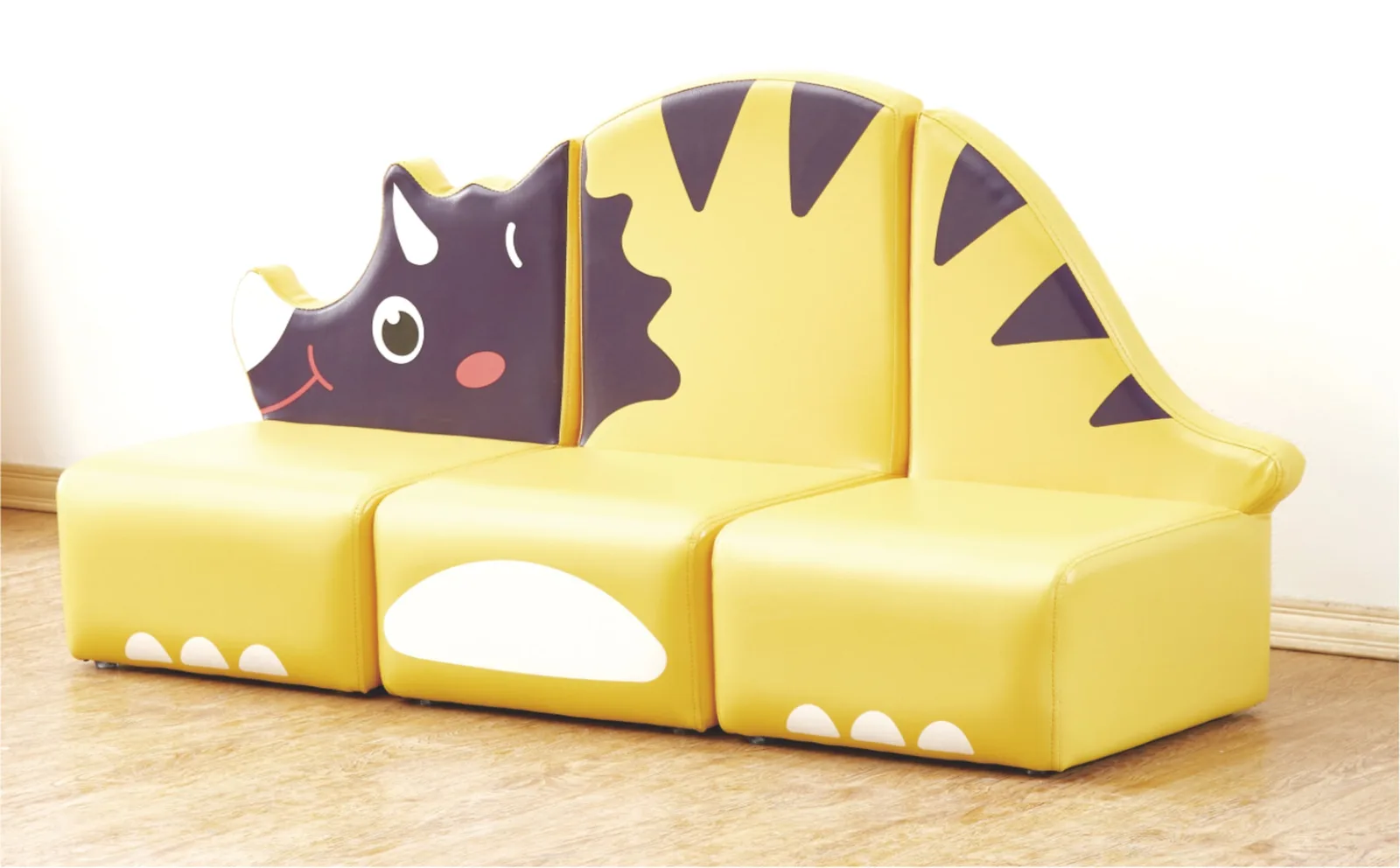 XBN218-06 Yellow Dinosaur Sofa