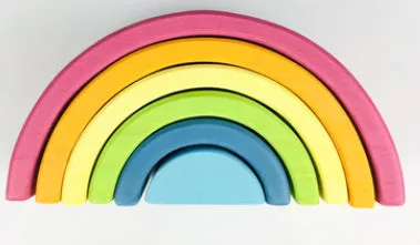 XBN224-15 6PCS Rainbow Building Blocks