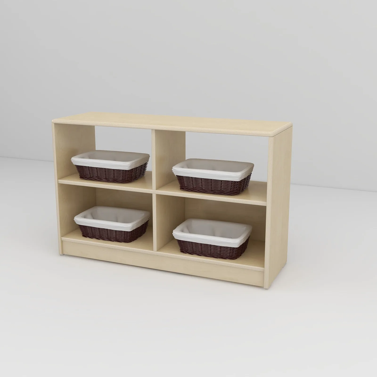 XBN141-06 4-compartment Toy Shelf