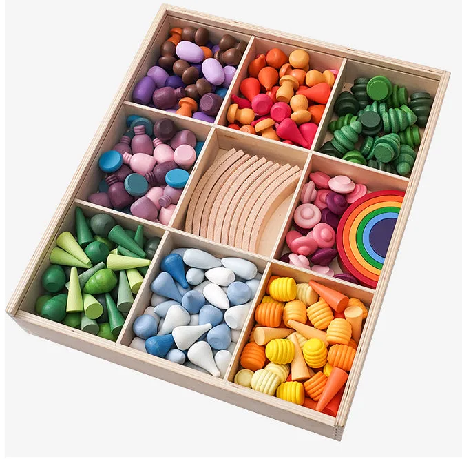 XBN230-05 252 Pieces + 10 Small Wavy Boards + Small Rainbow