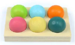 XBN224-19 6 Macaron Tray Balls
