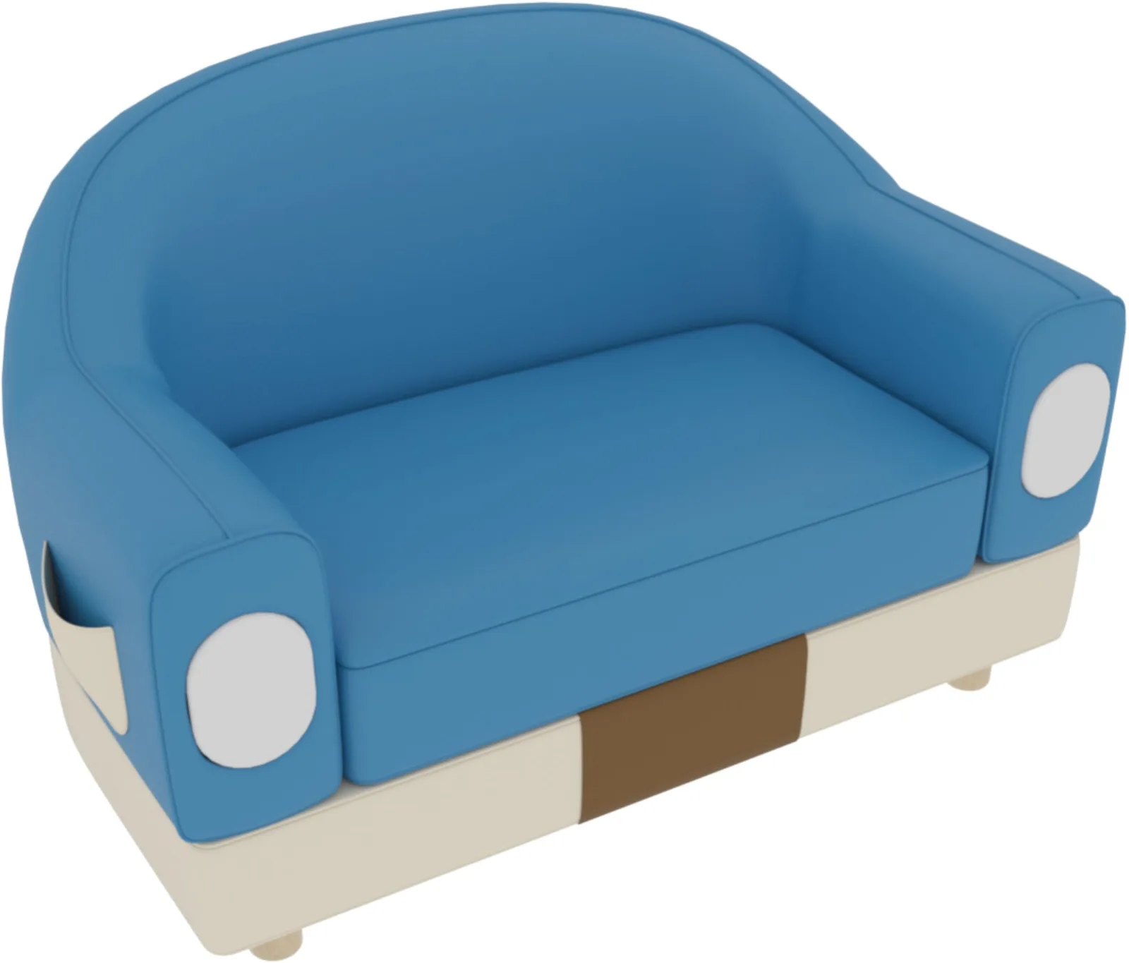 XBN217-02 Blue Car Sofa