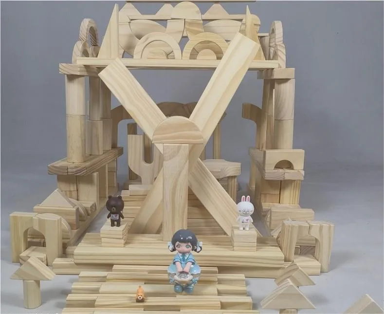 XBN226-05 210 Wood Building Blocks