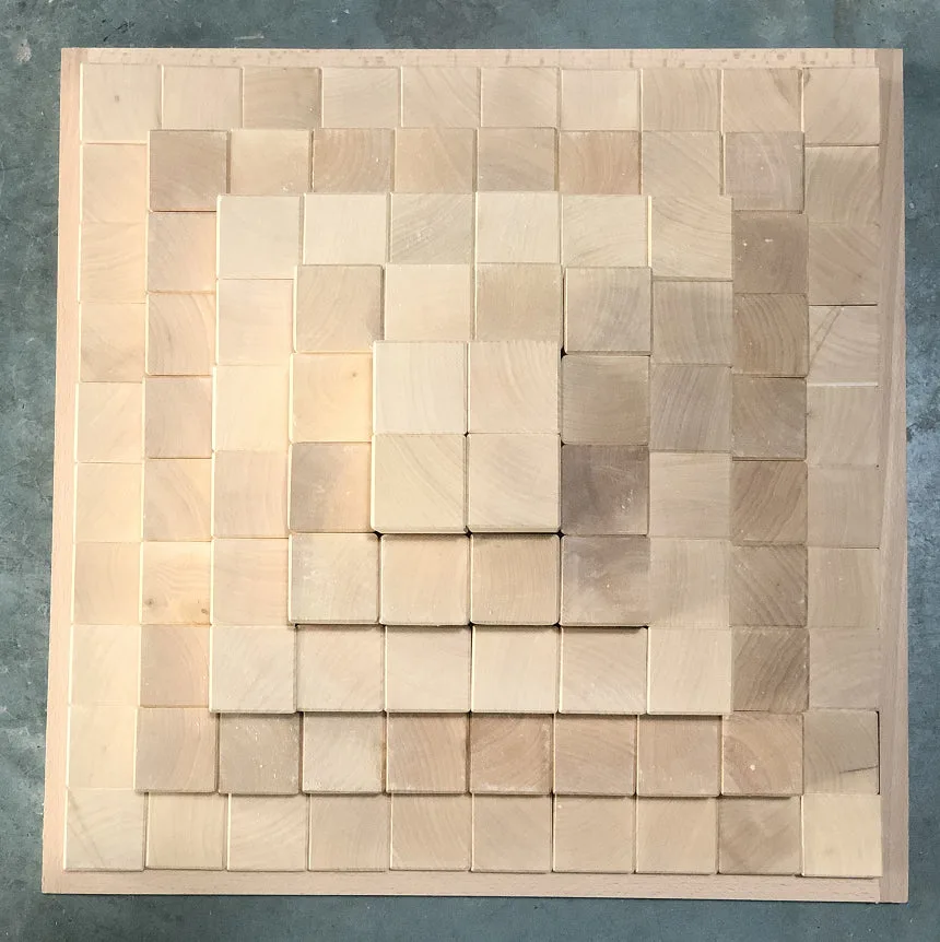 XBN230-10 Pyramid (Natural Wood Color)